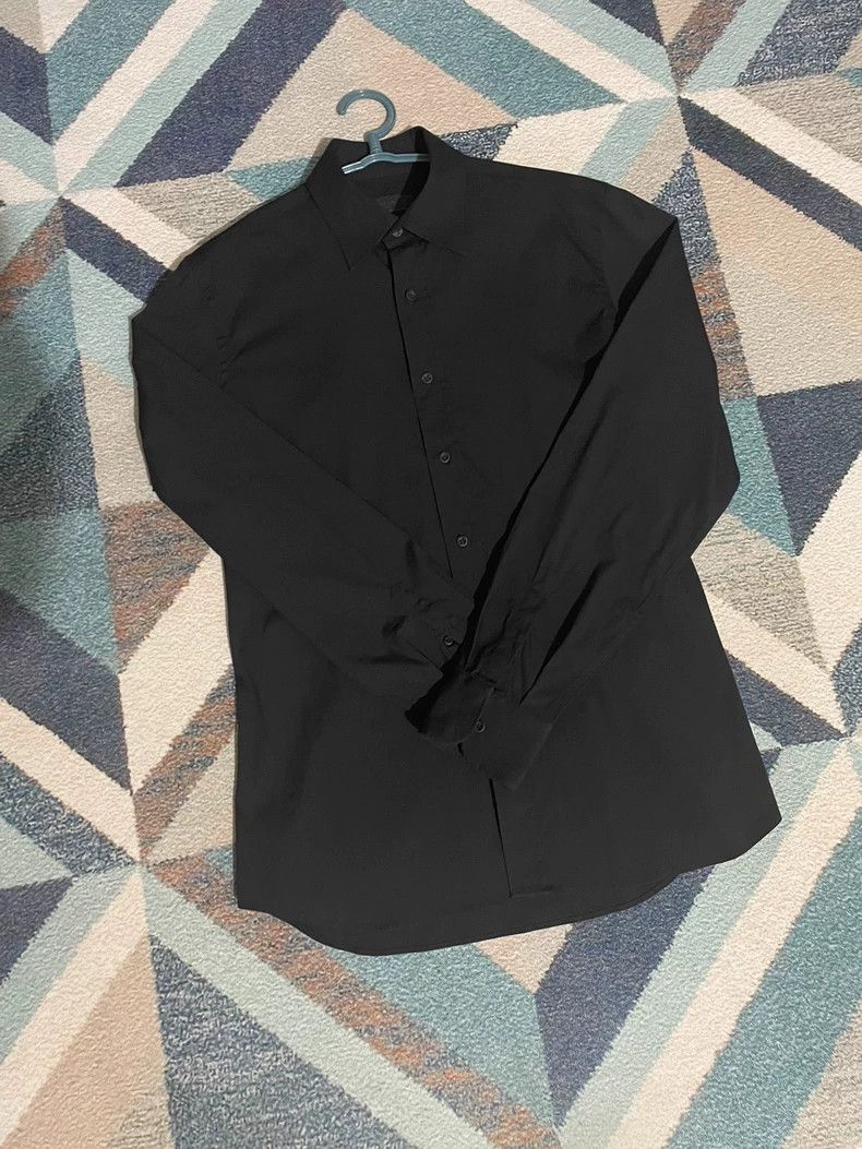 Prada PRADA Men's Casual Long Sleeve Shirt Size US L / EU 52-54 / 3 - 3 Thumbnail