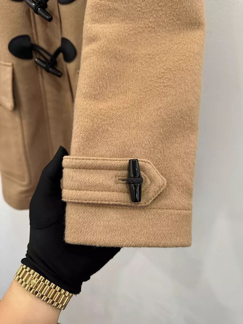 Burberry Burberry Brown Wool Hooded Coat Size UK8 Size US S / EU 44-46 / 1 - 4 Thumbnail