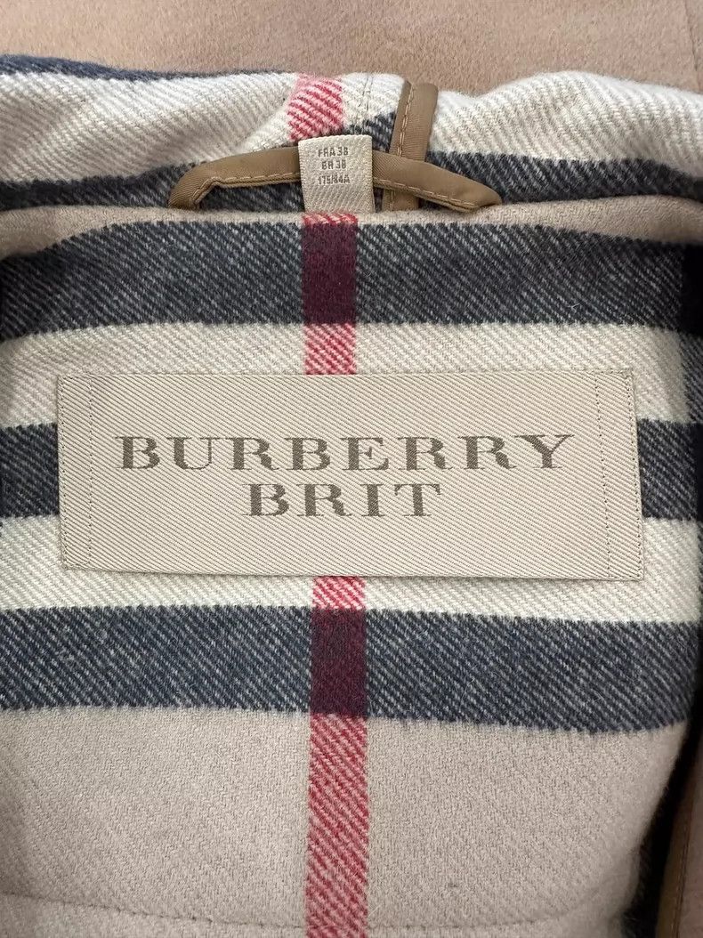 Burberry Burberry Brown Wool Hooded Coat Size UK8 Size US S / EU 44-46 / 1 - 5 Thumbnail