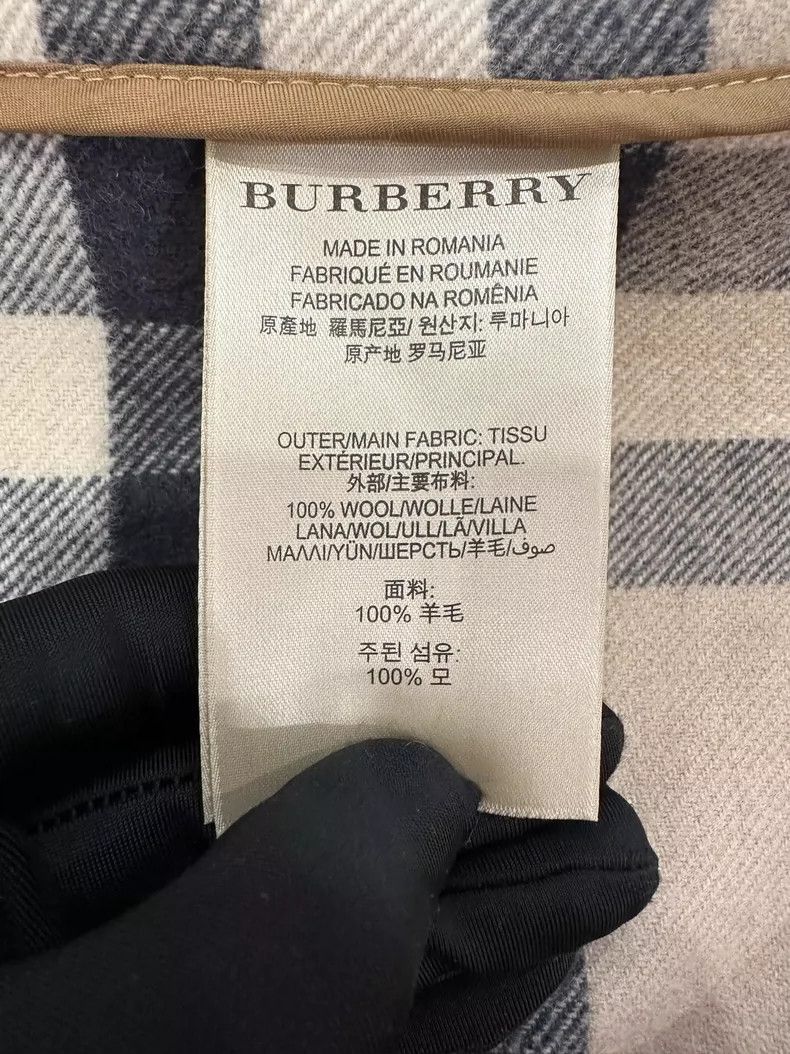 Burberry Burberry Brown Wool Hooded Coat Size UK8 Size US S / EU 44-46 / 1 - 7 Thumbnail