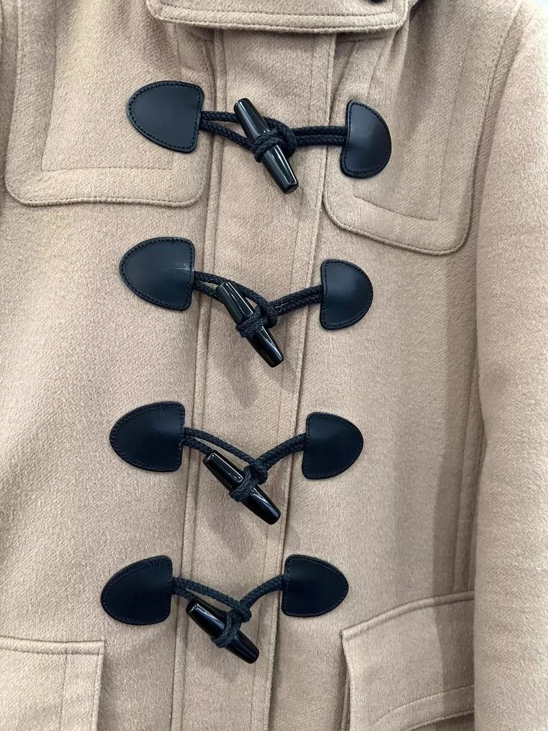 Burberry Burberry Brown Wool Hooded Coat Size UK8 Size US S / EU 44-46 / 1 - 3 Thumbnail