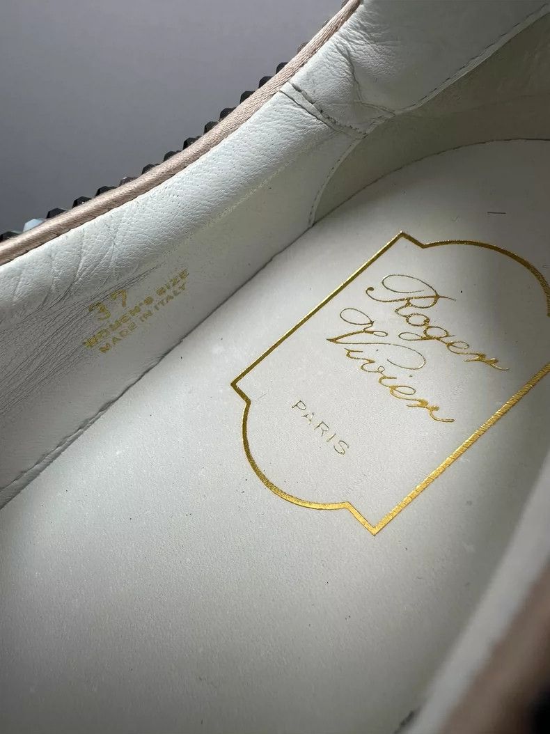 Roger Vivier Roger Vivier Colorful Logo Flat Shoes Size US 7.5 / EU 40-41 - 8 Thumbnail