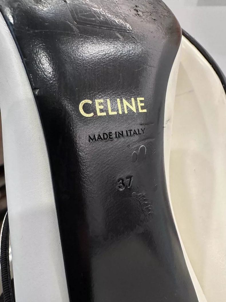 Celine Celine Retro Logo Mary Jane Shoes 5.5cm Heels Size US 7.5 / EU 40-41 - 7 Thumbnail
