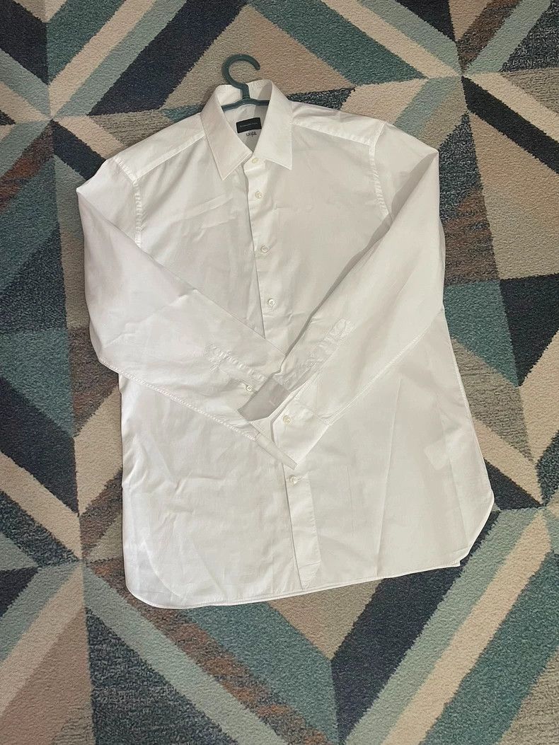 Ermenegildo Zegna Zegna Men's Casual Long Sleeve Shirt Size US L / EU 52-54 / 3 - 3 Thumbnail