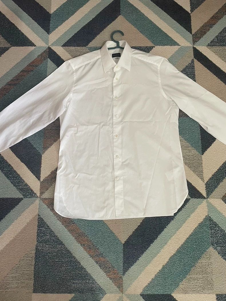 Ermenegildo Zegna Zegna Men's Casual Long Sleeve Shirt Size US L / EU 52-54 / 3 - 2 Thumbnail