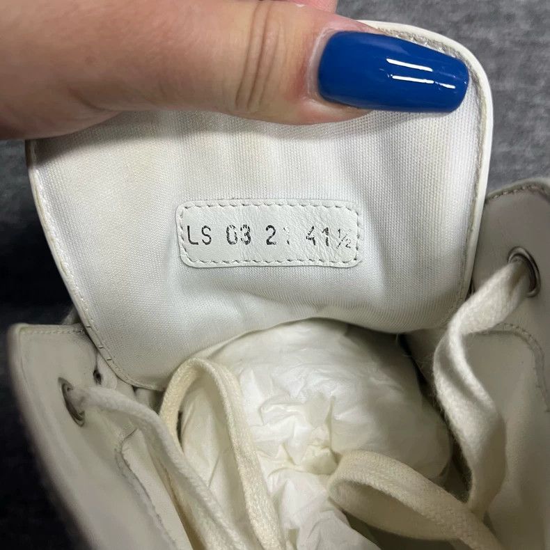 Dior Dior White High-Top Casual Sneakers Size US 10.5 / EU 43-44 - 4 Thumbnail