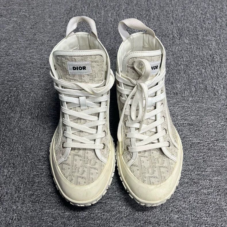 Dior Dior White High-Top Casual Sneakers Size US 10.5 / EU 43-44 - 2 Thumbnail
