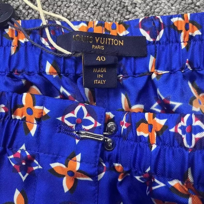 Louis Vuitton Louis Vuitton Blue Printed Shorts Size US 40 / EU 56 - 3 Thumbnail