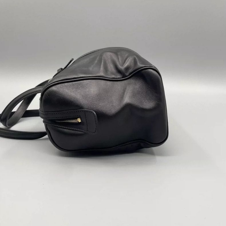 Gucci Gucci Black Leather Boston Tote Bag Size ONE SIZE - 4 Thumbnail