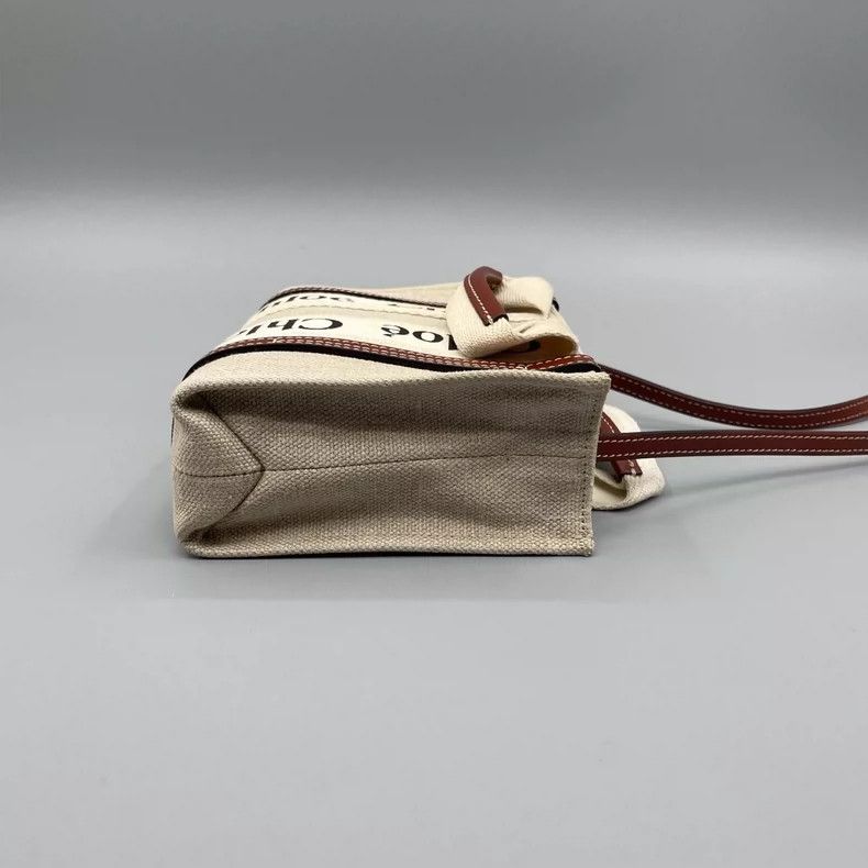 Chloe Chloe Mini Canvas Tote Bag with Strap Size ONE SIZE - 5 Thumbnail
