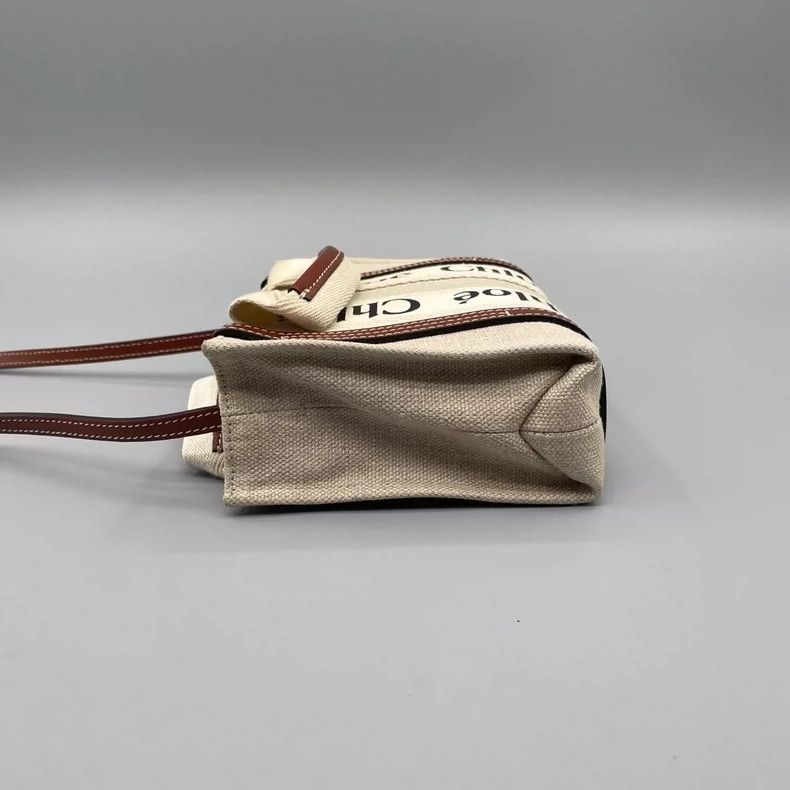 Chloe Chloe Mini Canvas Tote Bag with Strap Size ONE SIZE - 4 Thumbnail