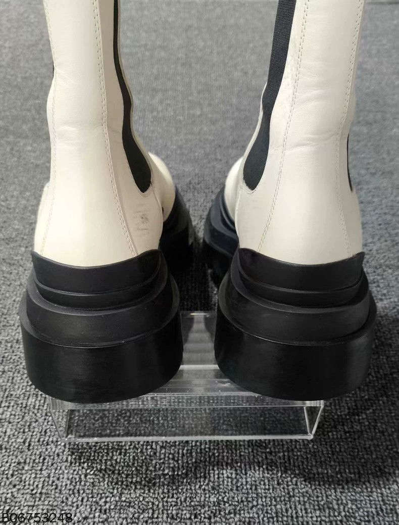 Bottega Veneta Bottega Veneta White Cylinder Boots Size US 6.5 / EU 39-40 - 5 Thumbnail