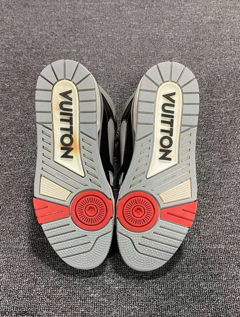 Louis Vuitton High Top Gray Cement Trainers by Louis Vuitton Size US 9.5 / EU 42-43 - 6 Thumbnail