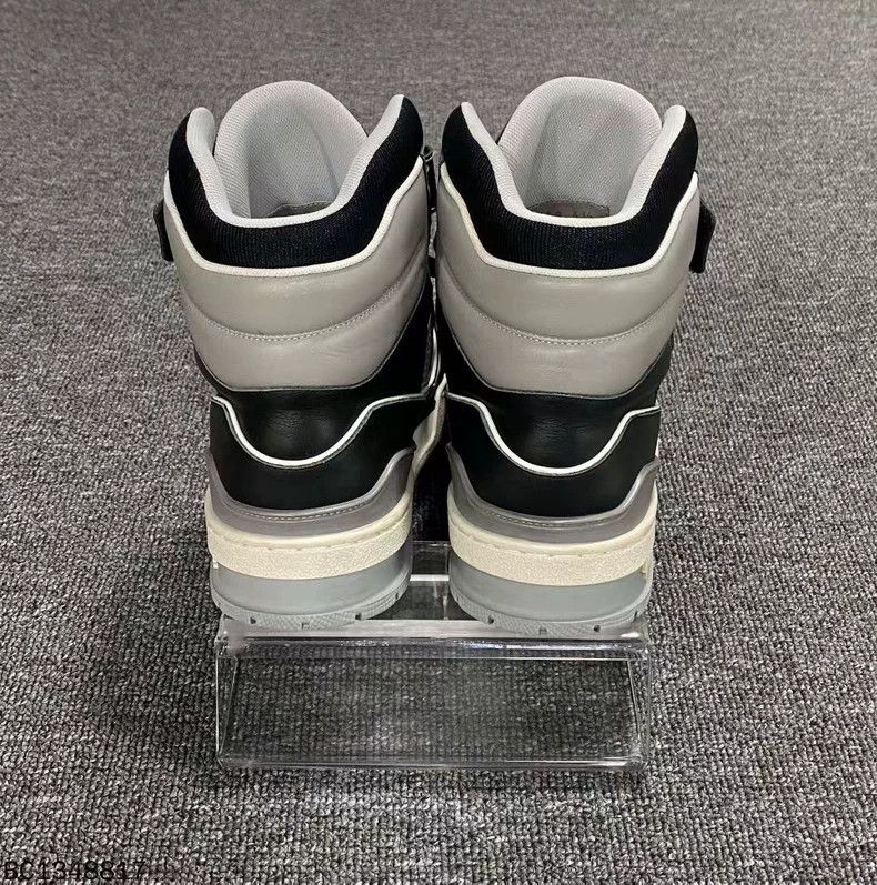 Louis Vuitton High Top Gray Cement Trainers by Louis Vuitton Size US 9.5 / EU 42-43 - 5 Thumbnail