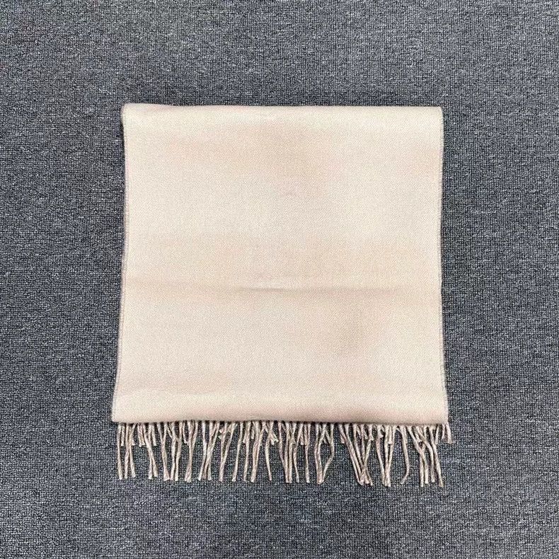 Hermes Hermes Cashmere Scarf with Logo Embroidery Size ONE SIZE - 4 Thumbnail