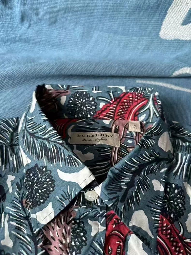 Burberry Burberry Monster Print Long Sleeve Shirt Size US XL / EU 56 / 4 - 4 Thumbnail