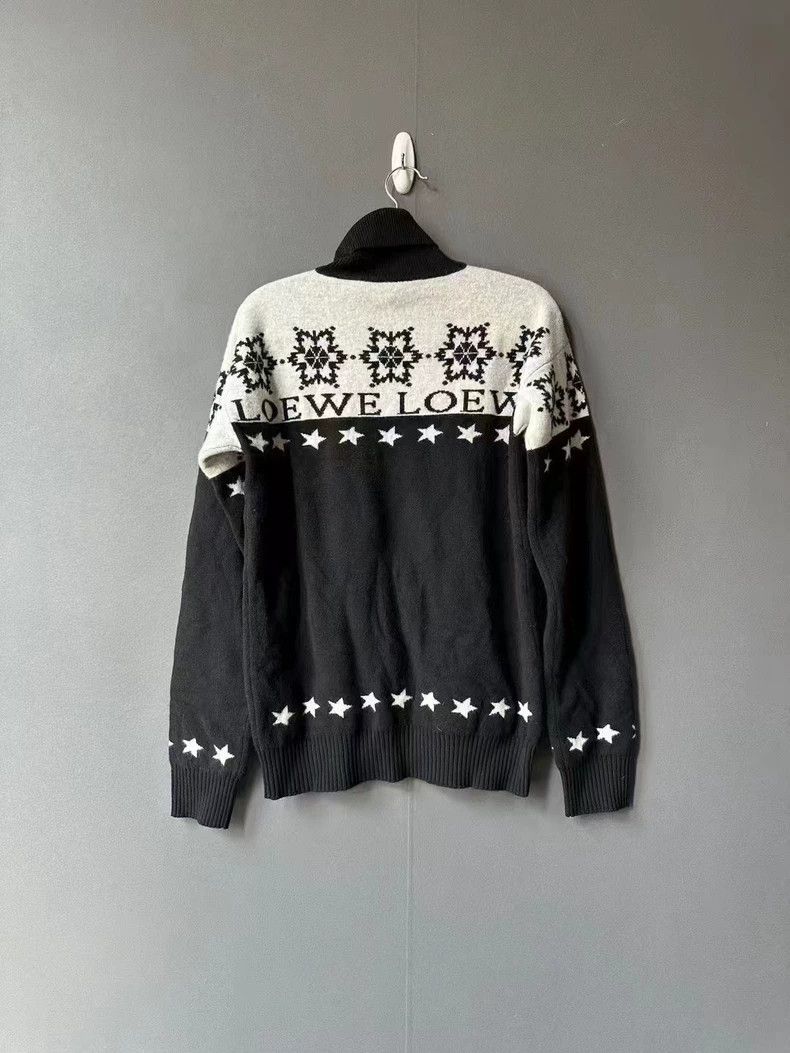Loewe Loewe High Neck Sweater with Star Design Size US M / EU 48-50 / 2 - 2 Thumbnail