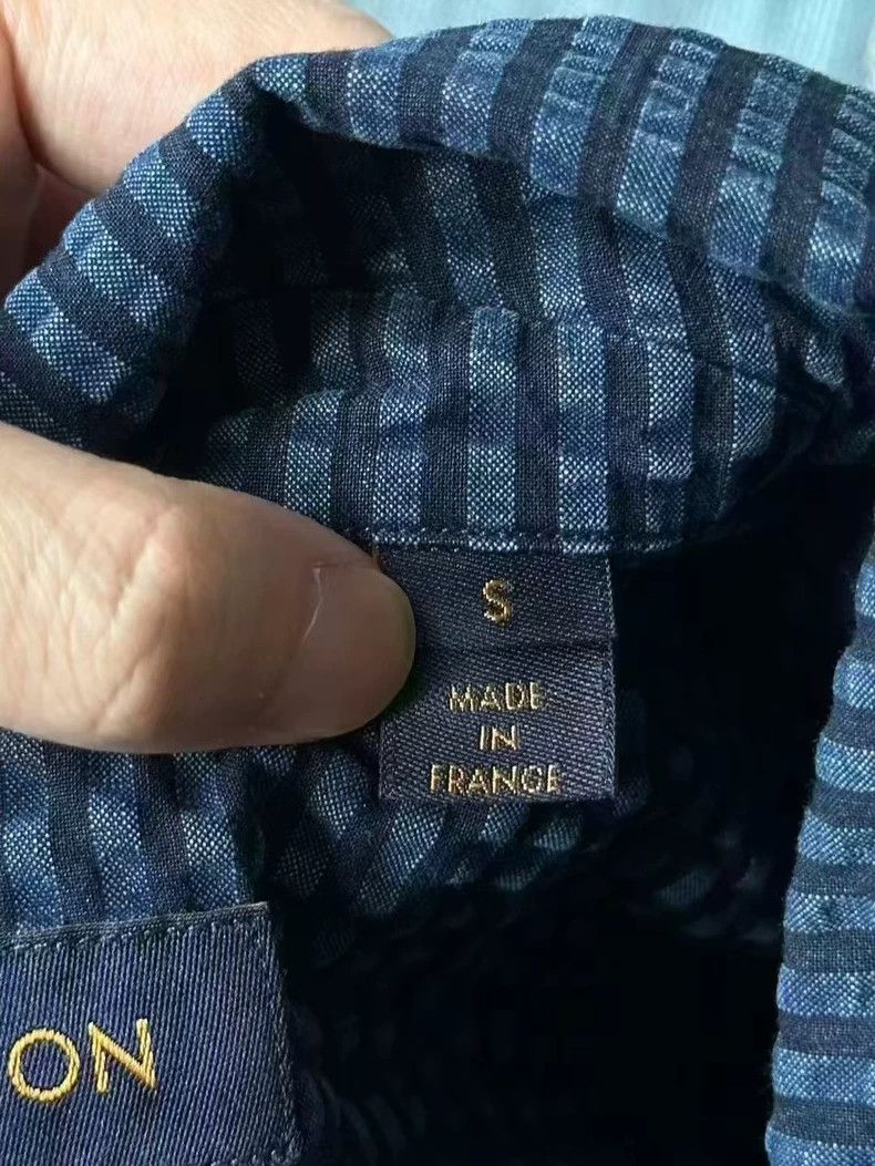Louis Vuitton Louis Vuitton Short Sleeve Shirt with Logo Size US S / EU 44-46 / 1 - 4 Thumbnail