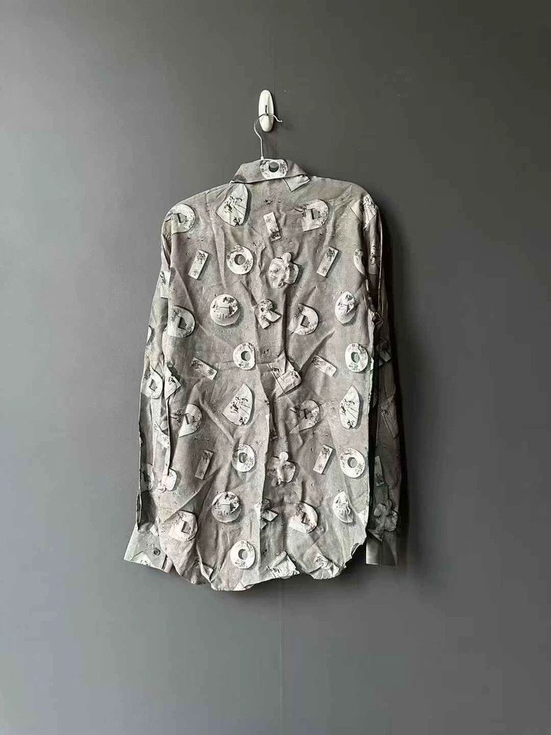 Dior Dior Patterned Long Sleeve Shirt Size US M / EU 48-50 / 2 - 2 Thumbnail