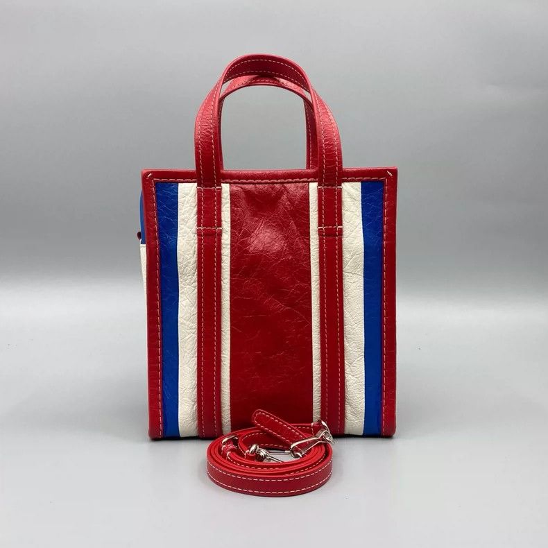 Balenciaga Balenciaga Bazar Colorful Stripe Shopping Bag Size ONE SIZE - 2 Thumbnail