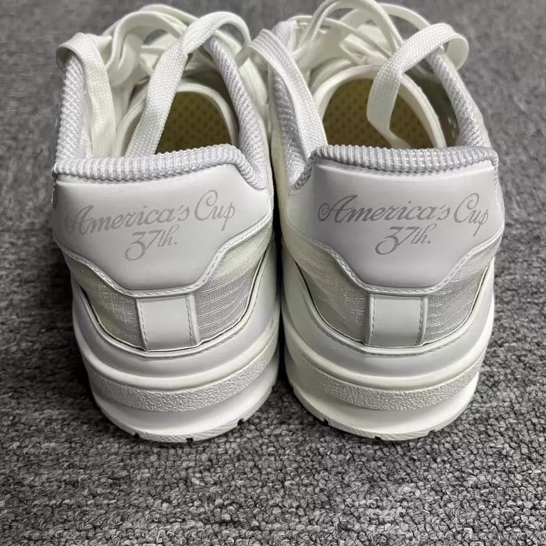 Louis Vuitton Louis Vuitton White Low-Top Sneakers Size US 6 / EU 39 - 3 Thumbnail