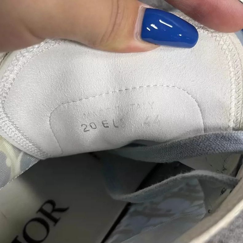 Dior Dior Light Blue High-Top Fashion Sneakers Size US 10 / EU 43 - 4 Thumbnail