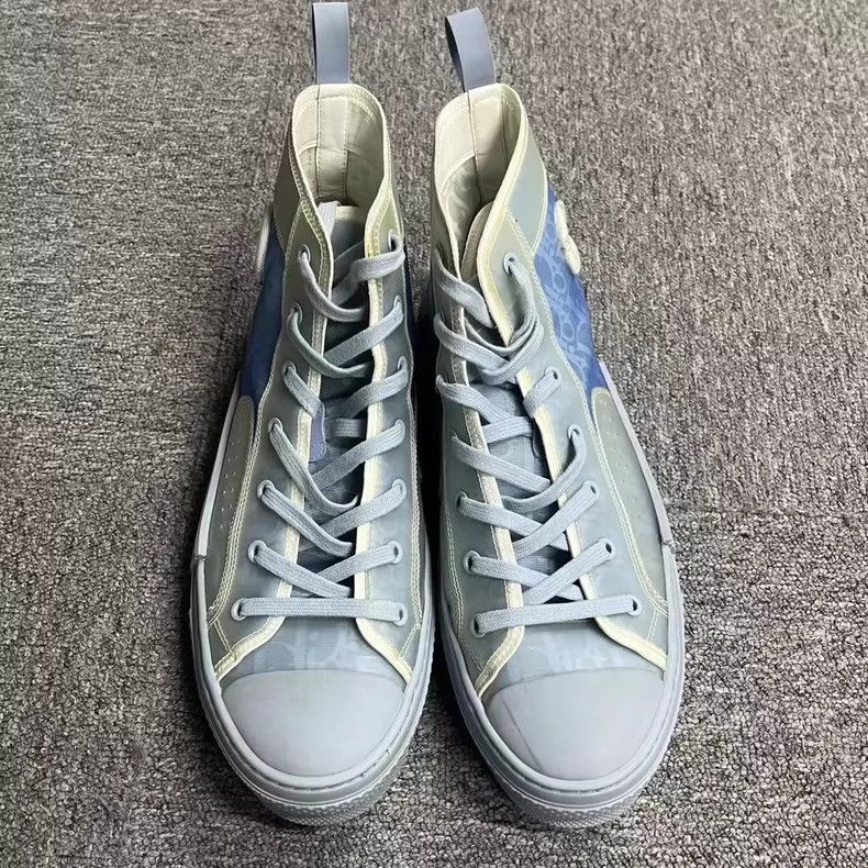 Dior Dior Light Blue High-Top Fashion Sneakers Size US 10 / EU 43 - 2 Thumbnail