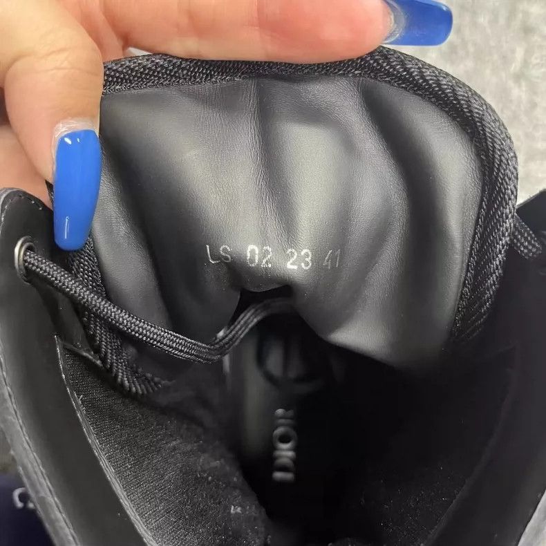 Dior Black Lace-Up Comfortable Short Martin Boots Size US 9 / EU 42 - 4 Thumbnail