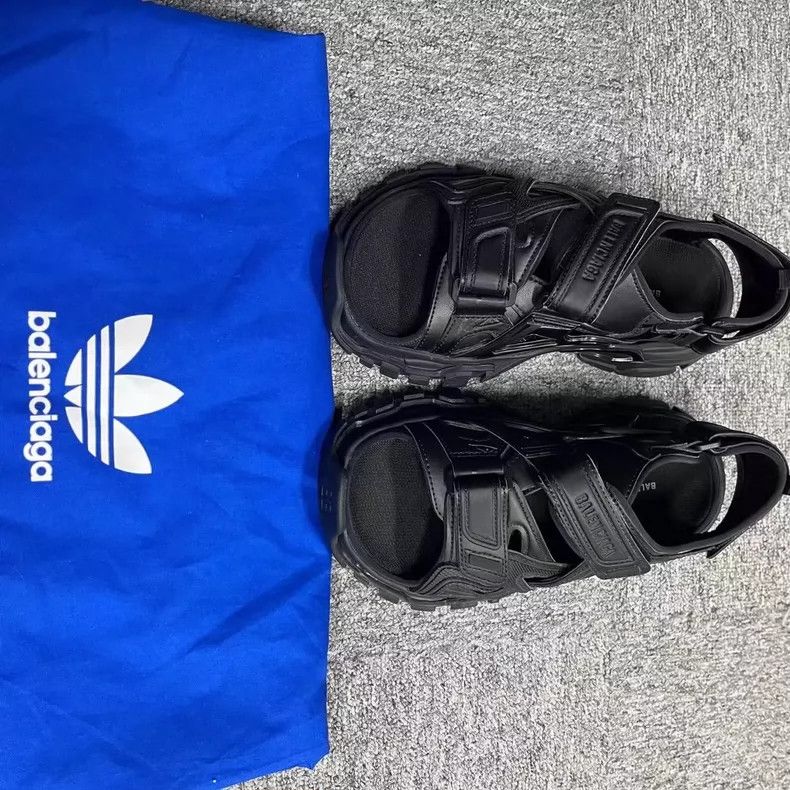 Balenciaga Balenciaga Black Track 2.0 Sandals Size US 5.5 / EU 38 - 2 Thumbnail