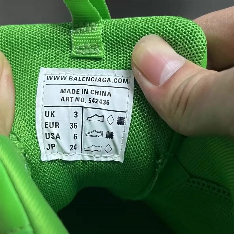 Balenciaga Balenciaga Green Low-Top Dad Shoes Size 36 Size US 5.5 / EU 38 - 4 Thumbnail