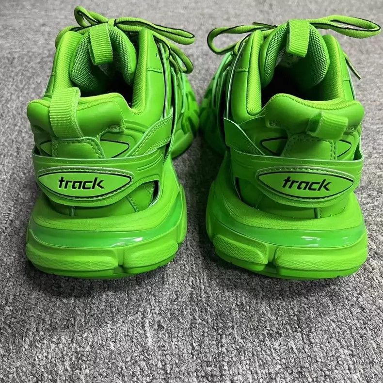 Balenciaga Balenciaga Green Low-Top Dad Shoes Size 36 Size US 5.5 / EU 38 - 3 Thumbnail