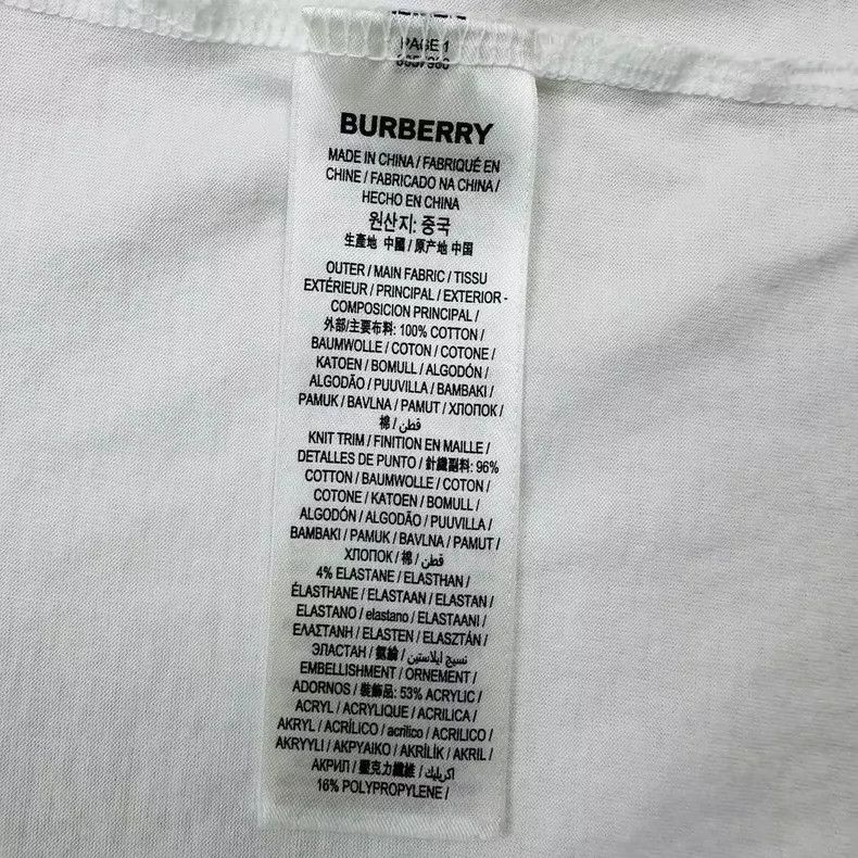 Burberry Burberry Logo Short Sleeve T-Shirt Size L Size US L / EU 52-54 / 3 - 3 Thumbnail