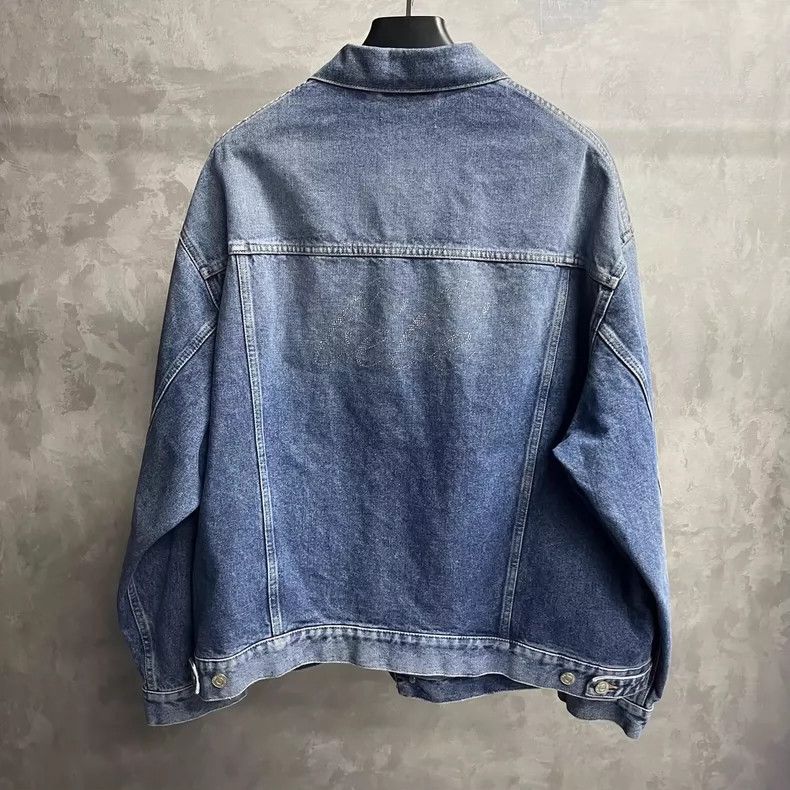 Balenciaga Balenciaga Blue Denim Jacket with Pockets Size US S / EU 44-46 / 1 - 2 Thumbnail