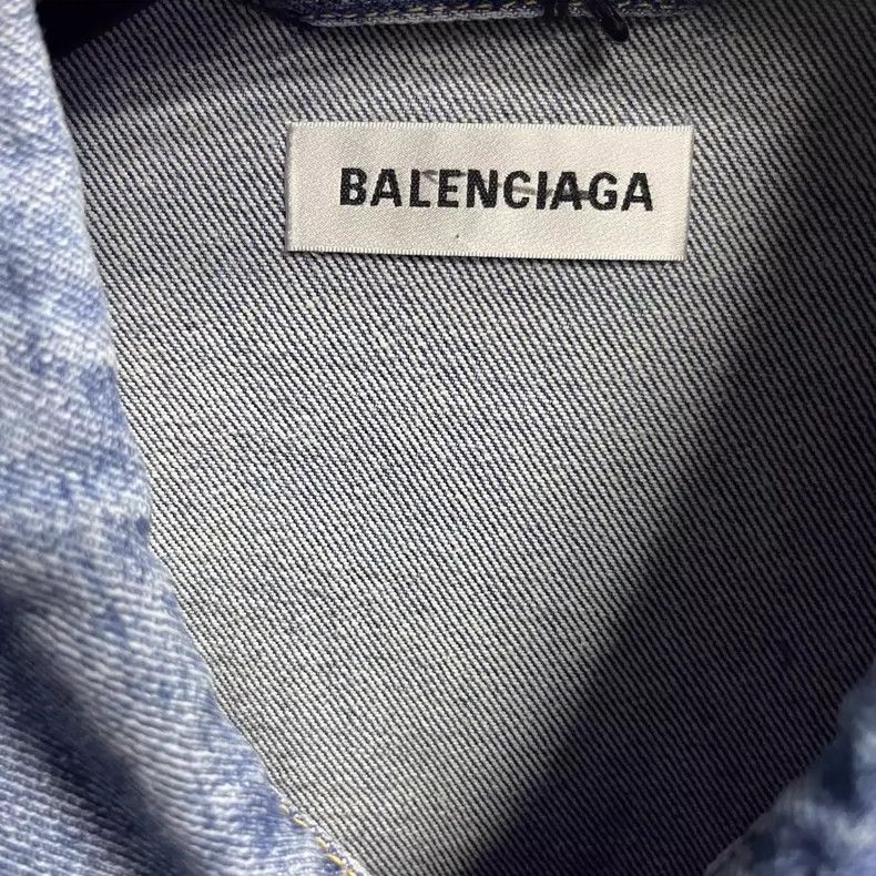 Balenciaga Balenciaga Blue Denim Jacket with Pockets Size US S / EU 44-46 / 1 - 4 Thumbnail