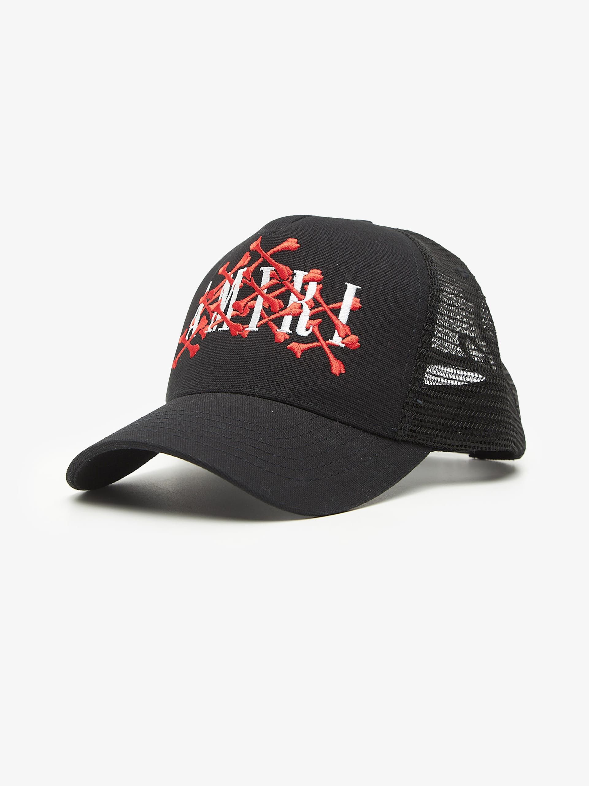 Amiri Black White Logo Embroidered Cotton Cap Size ONE SIZE - 2 Thumbnail