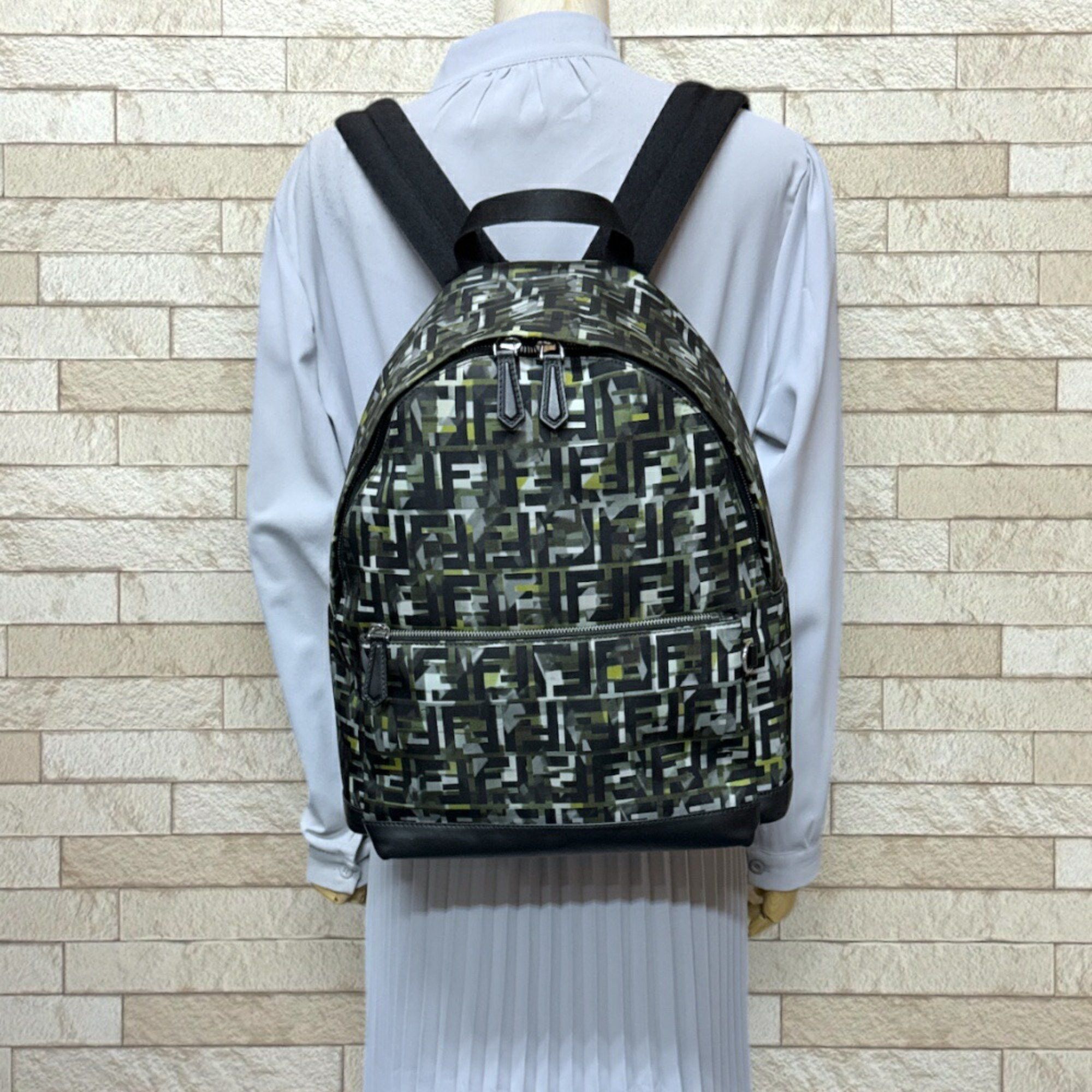 Fendi FENDI Camouflage STAMPA CAMOUFF ZUCCA Backpack Daypack Nylon 7VZ042 Men's Size ONE SIZE - 2 Thumbnail
