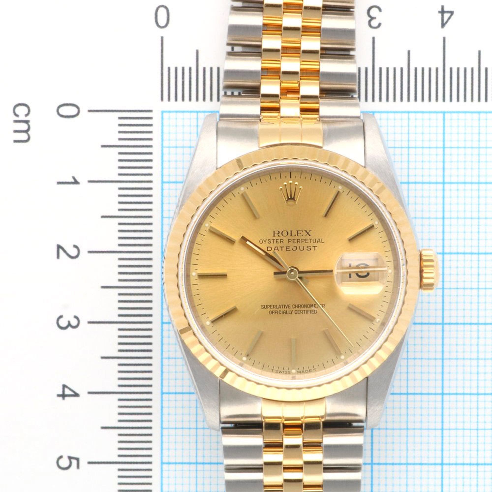 Rolex Rolex Datejust Oyster Perpetual Watch Stainless Steel 16233 Automatic Men's ROLEX X-Serial 1991 Model Overhauled Size ONE SIZE - 11 Thumbnail