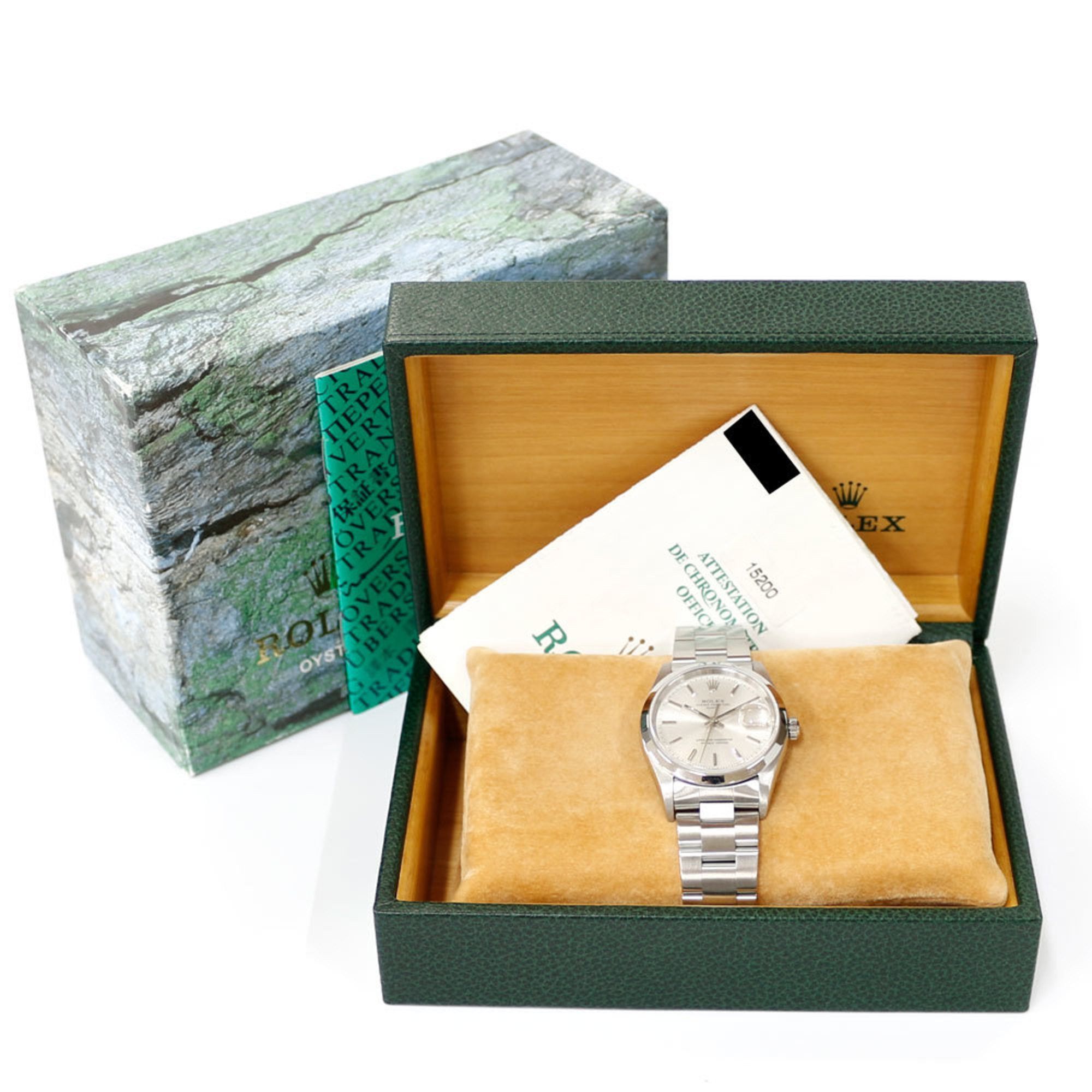 Rolex Rolex Date Oyster Perpetual Watch Stainless Steel 15200 Automatic Men's ROLEX P Series 2000 Model Size ONE SIZE - 13 Thumbnail