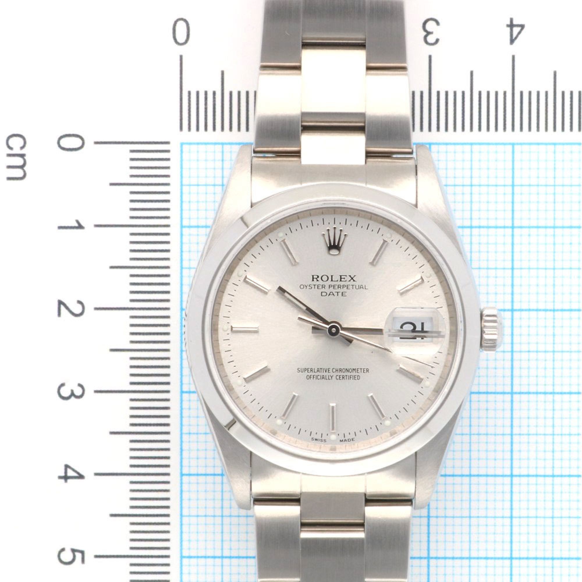 Rolex Rolex Date Oyster Perpetual Watch Stainless Steel 15200 Automatic Men's ROLEX P Series 2000 Model Size ONE SIZE - 11 Thumbnail