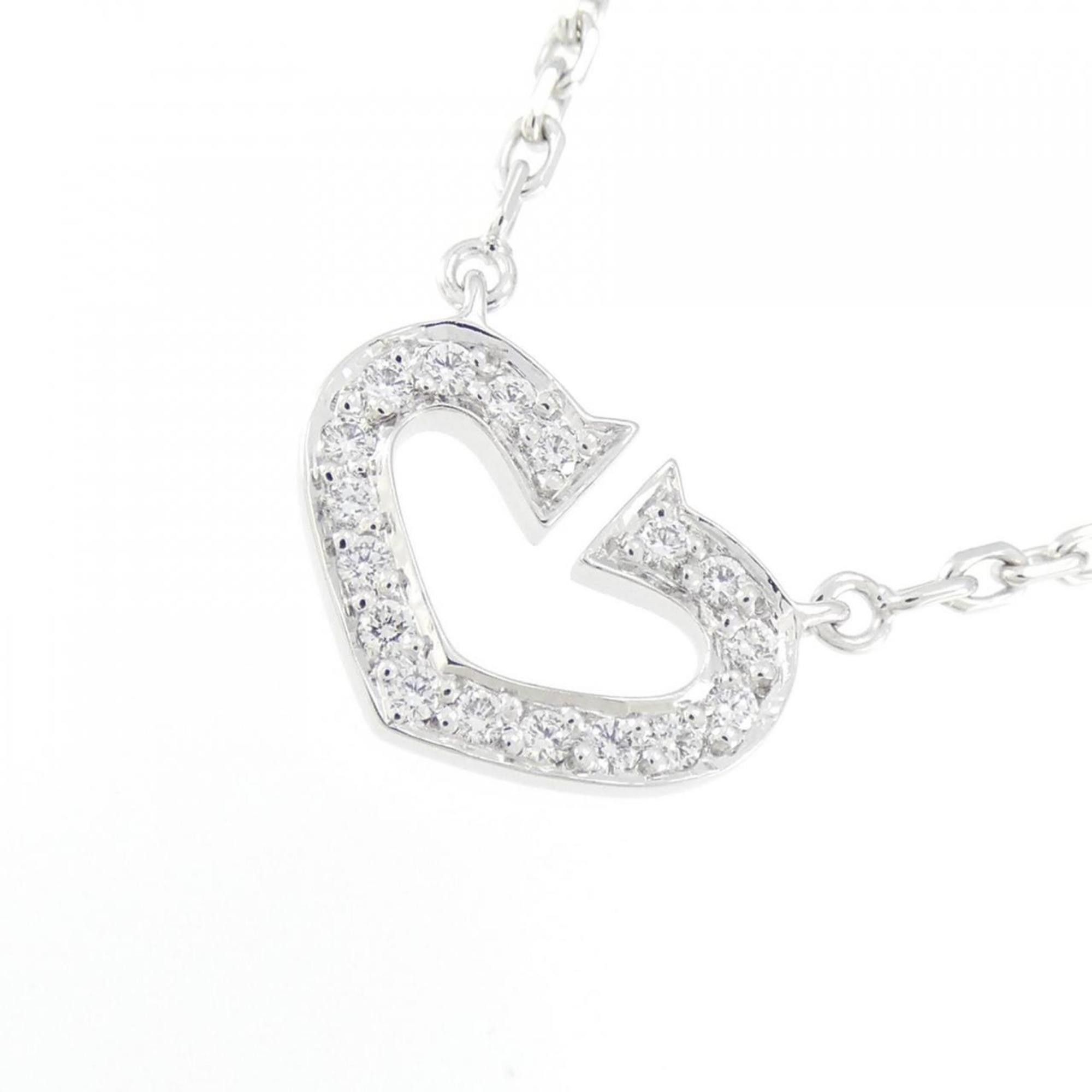 Cartier Cartier C heart necklace Size ONE SIZE - 3 Thumbnail