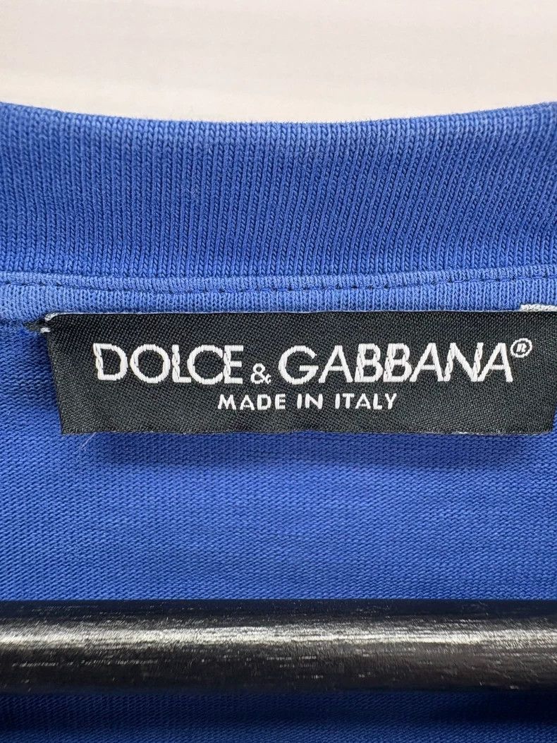 Dolce & Gabbana Dolce Gabbana Blue Short Sleeve T-Shirt Size US XS / EU 42 / 0 - 5 Thumbnail