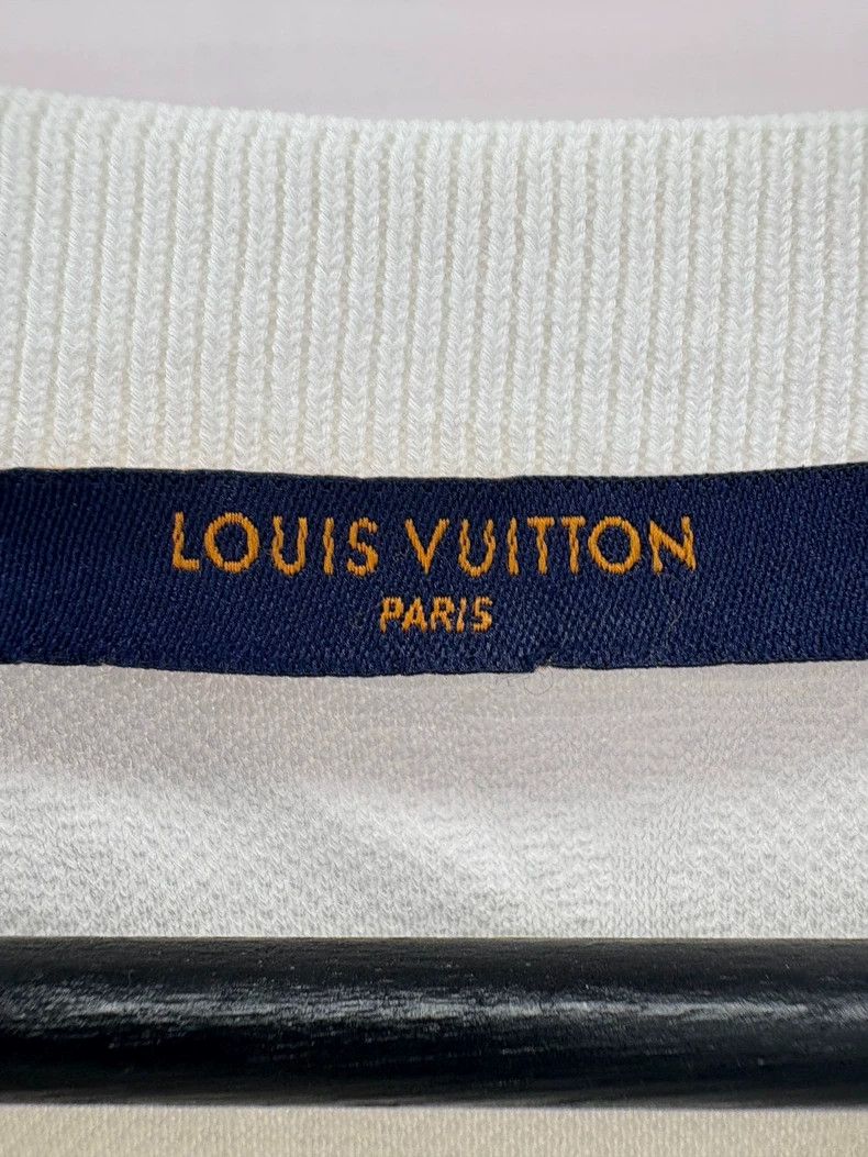 Louis Vuitton Louis Vuitton White Short Sleeve T-Shirt Size US S / EU 44-46 / 1 - 5 Thumbnail