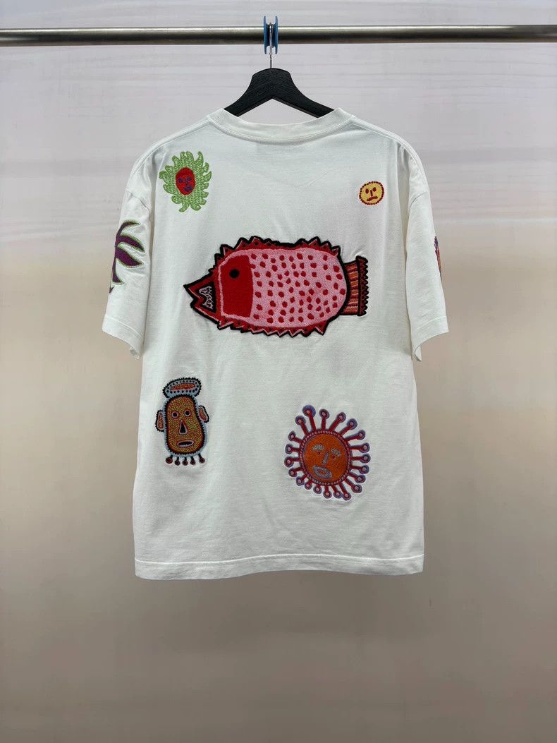 Louis Vuitton Louis Vuitton Yayo Kusama Sunflower Short Sleeve T-Shirt Size US M / EU 48-50 / 2 - 2 Thumbnail