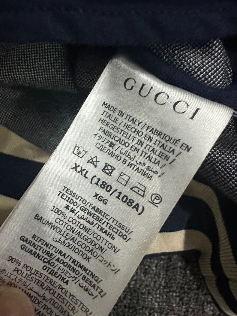 Gucci Gucci Red Blue Logo Jacket XXL Rare Size Size US XXL / EU 58 / 5 - 4 Thumbnail