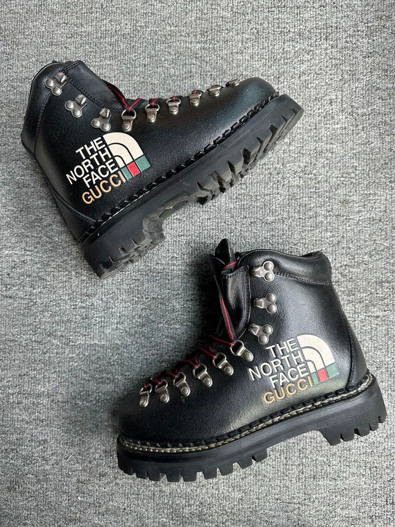 Gucci Gucci North Face Black Martin Boots Women Size US 5 / EU 37 - 2 Thumbnail
