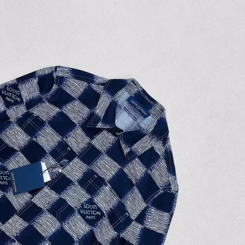 Louis Vuitton Louis Vuitton SS24 Checker Pattern Shirt Size US S / EU 44-46 / 1 - 4 Thumbnail