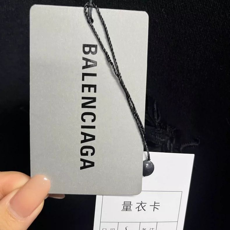 Balenciaga Balenciaga Black Logo Embroidered Sweatshirt Size US S / EU 44-46 / 1 - 7 Thumbnail