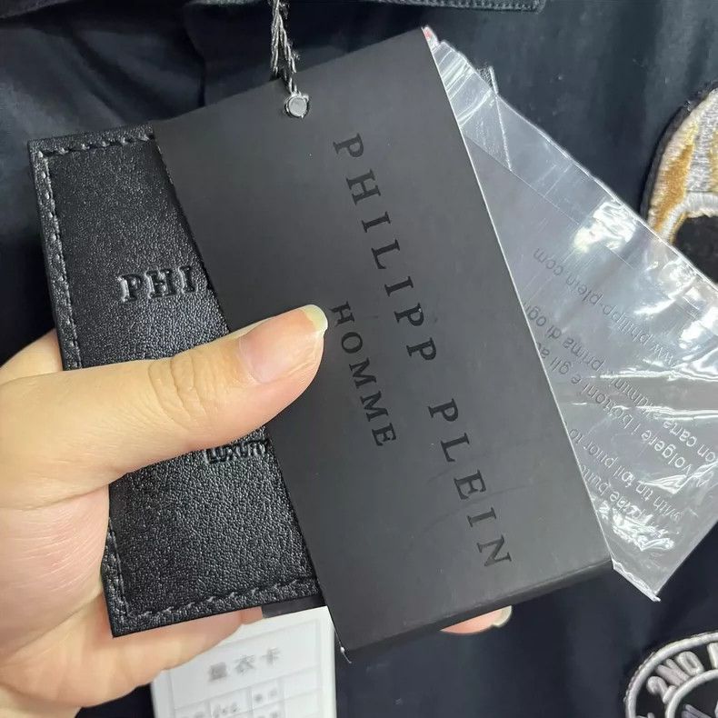 Philipp Plein Philipp Plein Black Skull Embroidered Long Sleeve Shirt Size US XXL / EU 58 / 5 - 6 Thumbnail