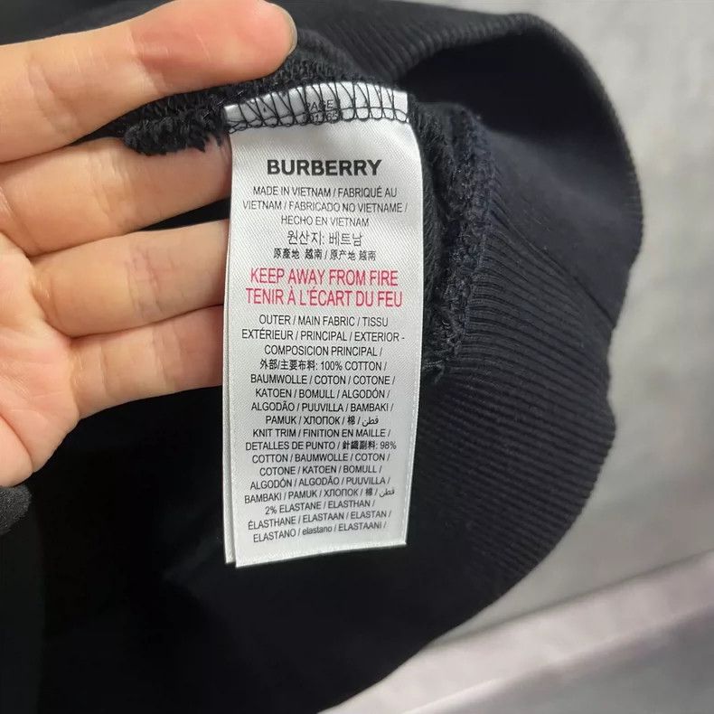 Burberry Burberry Black Logo Hooded Sweatshirt Size US S / EU 44-46 / 1 - 4 Thumbnail