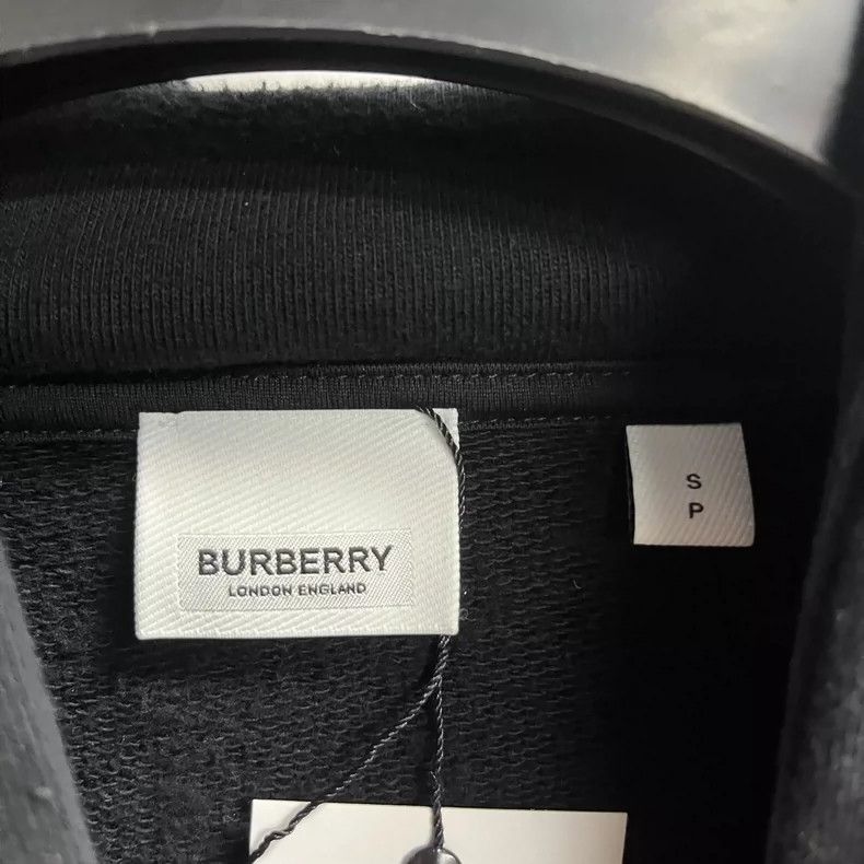 Burberry Burberry Black Logo Hooded Sweatshirt Size US S / EU 44-46 / 1 - 2 Thumbnail